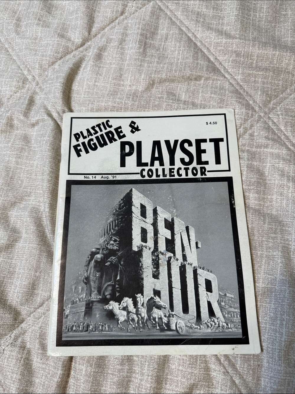 Plastic Figure & Playset Collector Magazine - Ben-Hur Cover  No. 14 Aug’91